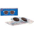 Load image into Gallery viewer, Baby and Kids Baby Blue Keyhole sunglasses with Amber Lens: Ages 0-2