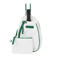 Load image into Gallery viewer, Pickleball Bag | White & Kelly Green
