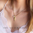 Load image into Gallery viewer, Gold Fish Pendant Necklace: 16 inch