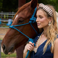 Load image into Gallery viewer, WALNUT KNOTTED GINGHAM HEADBAND