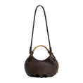 Load image into Gallery viewer, Dottie Espresso Recycled Vegan Leather Top Handle Bag
