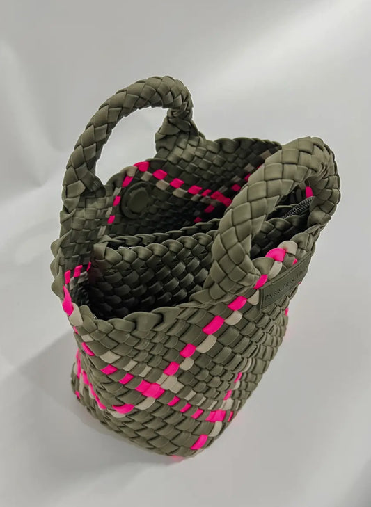 Classic Woven Tote | Sage Multi