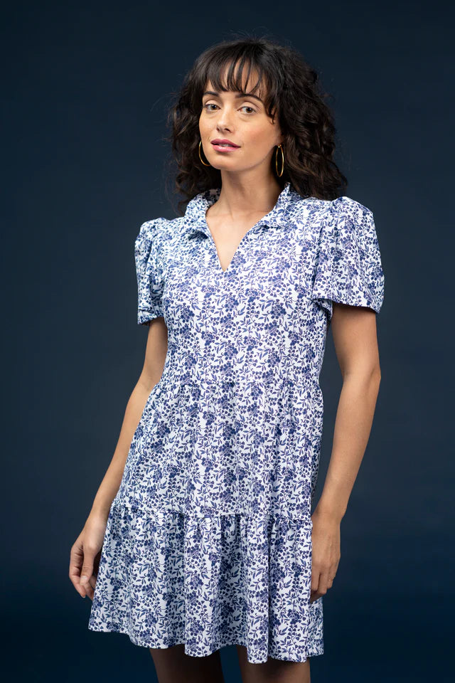 The Navy Dress- Bluebonnet