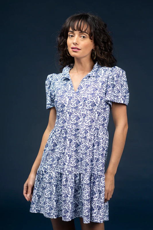 The Navy Dress- Bluebonnet