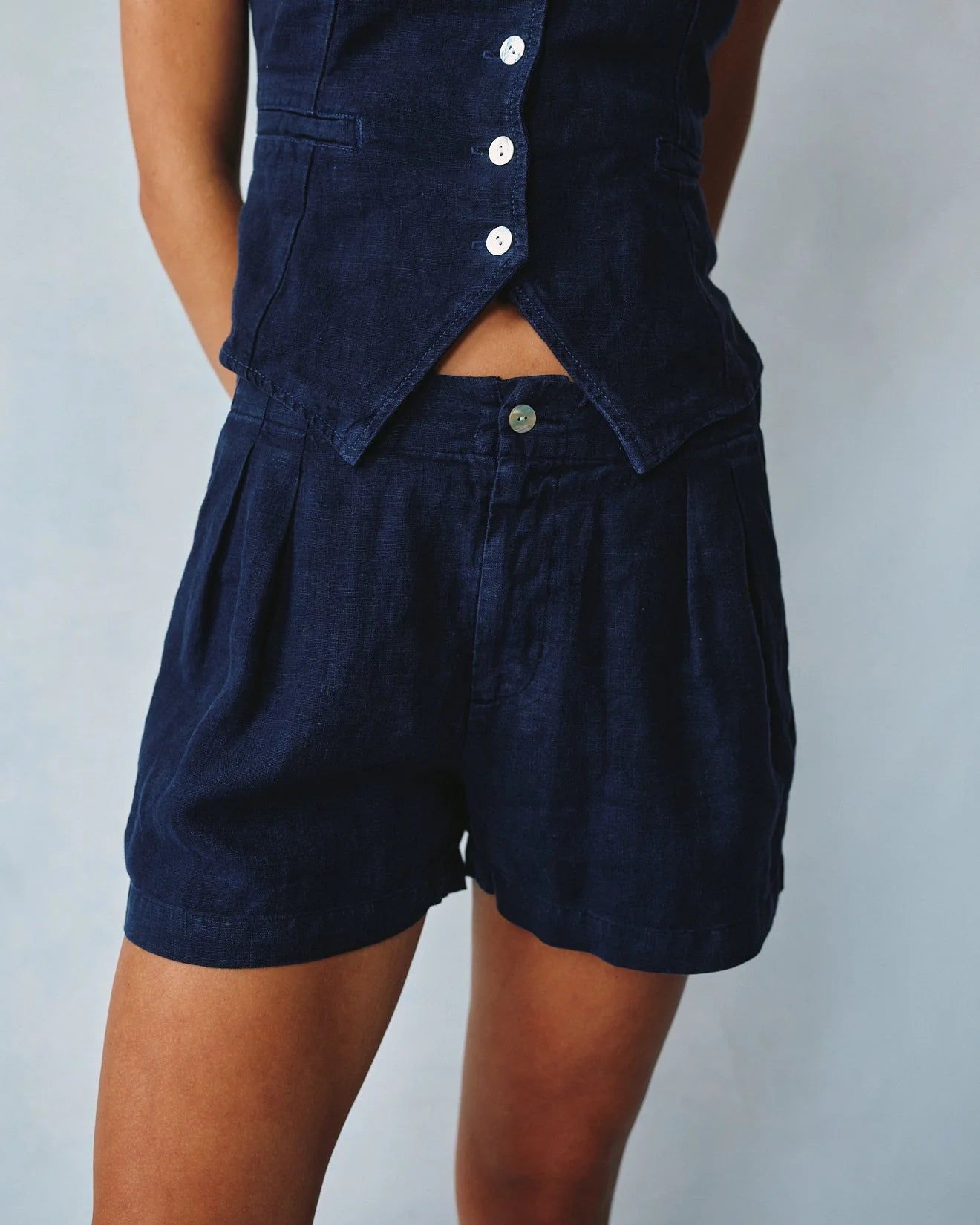 Double Pleat Short- Italian Navy