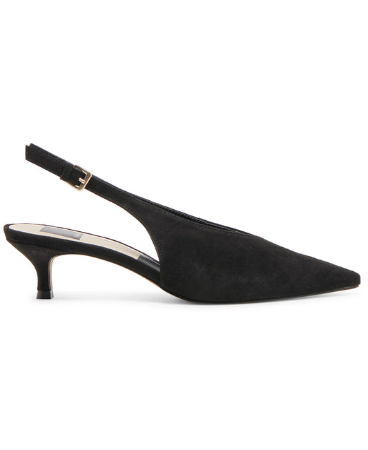 Alenna Heels I Onyx Suede