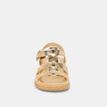 Load image into Gallery viewer, Shenna Sandals I Gold Distressed Leather