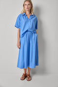 Load image into Gallery viewer, Voile Circle Skirt I Ultramarine
