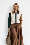 Load image into Gallery viewer, Color Block Cardigan