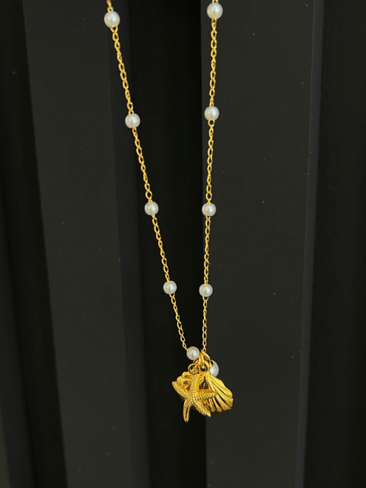 Pearl & Seashell Necklace