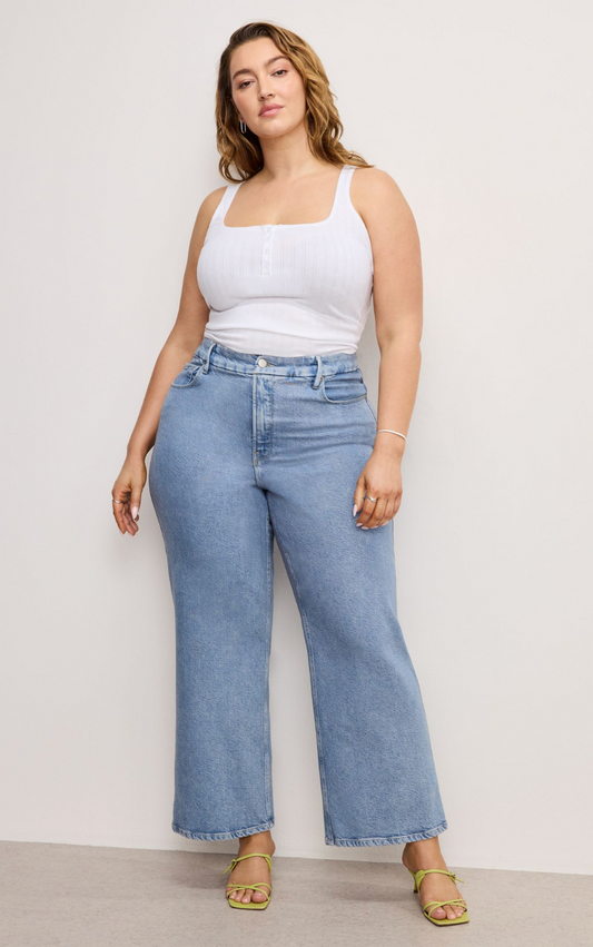 Soft Tech Good Skate Wide Cropped Jeans