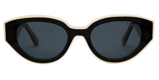 Suki Sunglasses | Black + Smoke