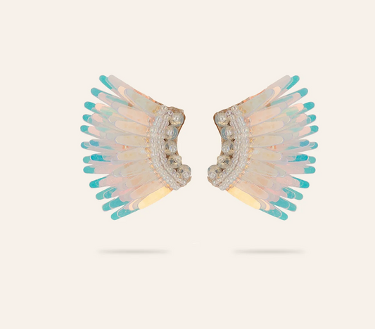 Micro Madeline Studs | Pearl White