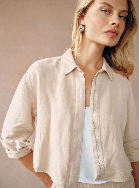 Oversized Cropped Shacket