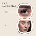 Load image into Gallery viewer, Mila 2 Compact Mirror with LED Lights: Midnight Majesty