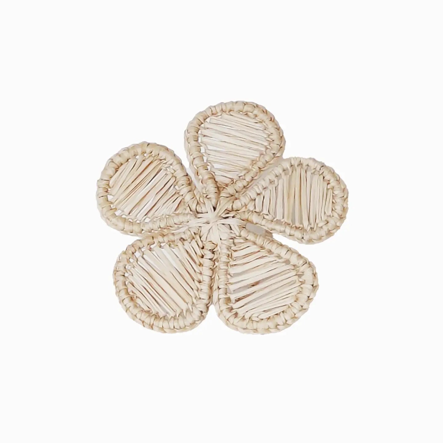 Flower Iraca Napkin Ring | Set of 4