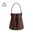 Load image into Gallery viewer, Laguna Burgundy Recycled Vegan Leather Top Handle Bag
