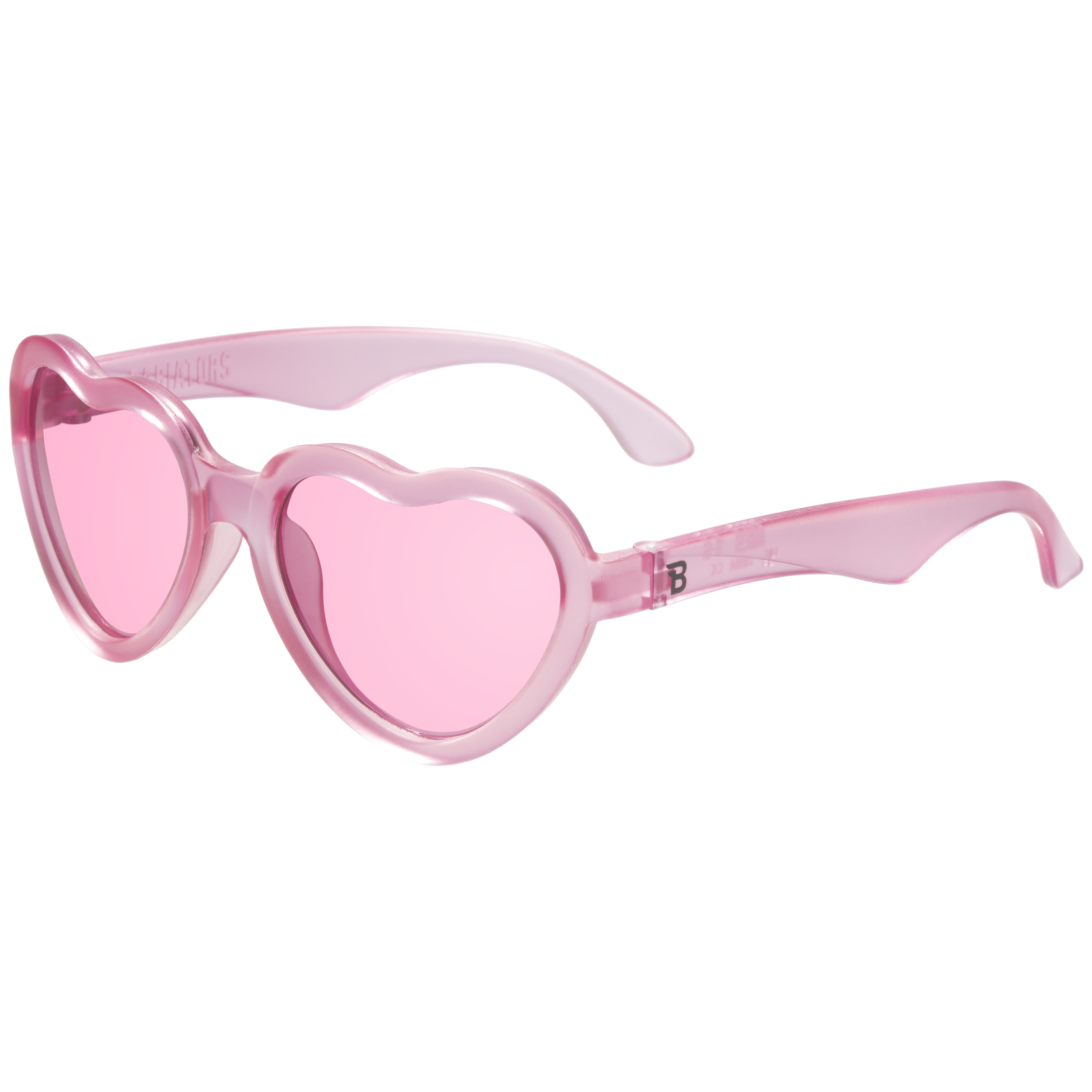 Fuchsia Haze Heart with Pink Mirrored Lenses: Ages 0-2