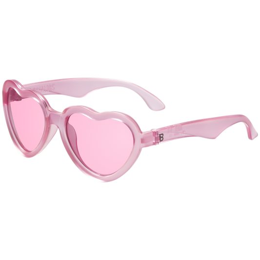 Fuchsia Haze Heart with Pink Mirrored Lenses: Ages 0-2
