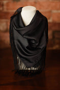 Load image into Gallery viewer, Solid Fringe Scarf: Olive Green
