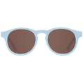 Load image into Gallery viewer, Baby and Kids Baby Blue Keyhole sunglasses with Amber Lens: Ages 0-2
