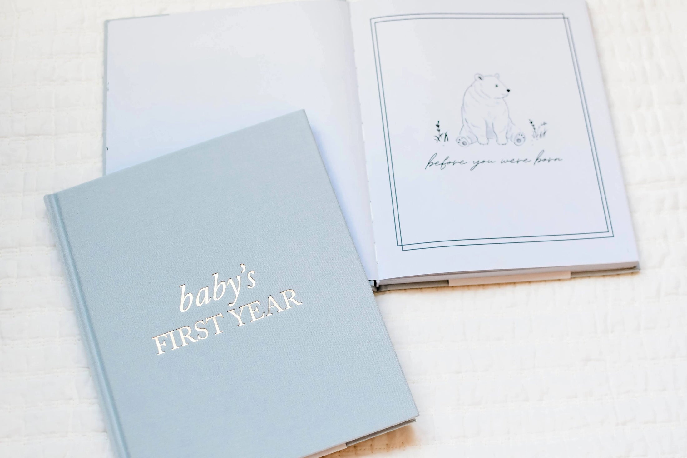 Baby's First Year Memory Book | Sky Blue