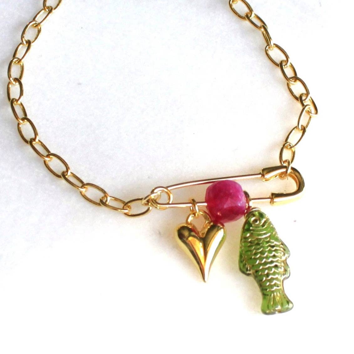 Desert Talisman Charm Necklace: 18 inch