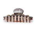 Load image into Gallery viewer, OATMEAL HICKORY DUO KNOTTED LARGE CLAW CLIP
