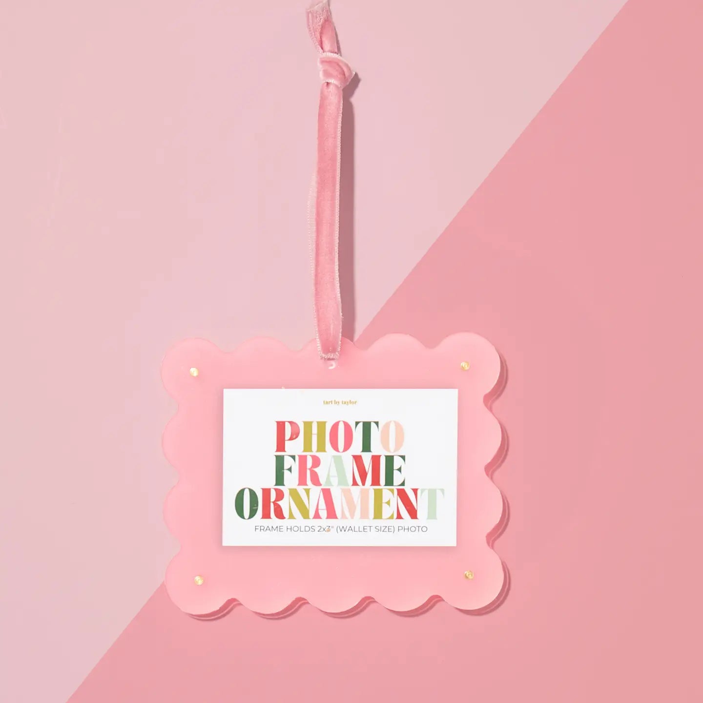 Picture Frame Ornament | Pink