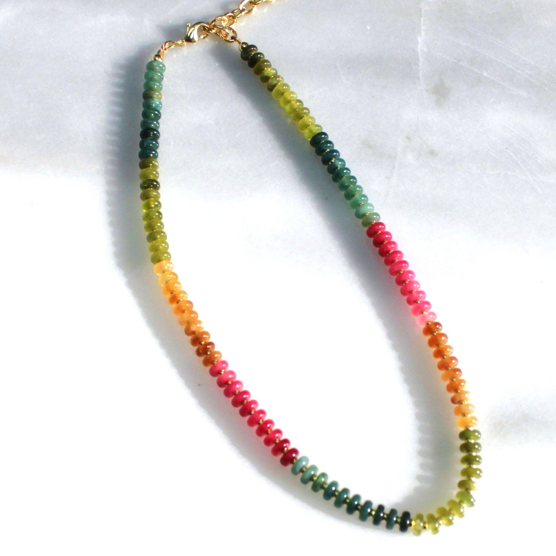 Desert Hues Beaded Necklace