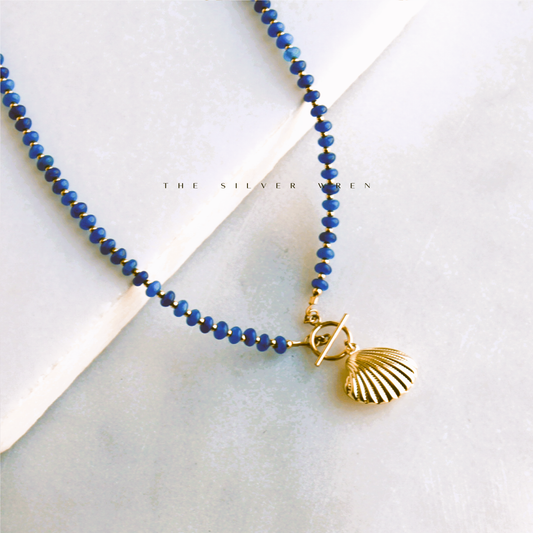 Shell Toggle Necklace: 18 inch