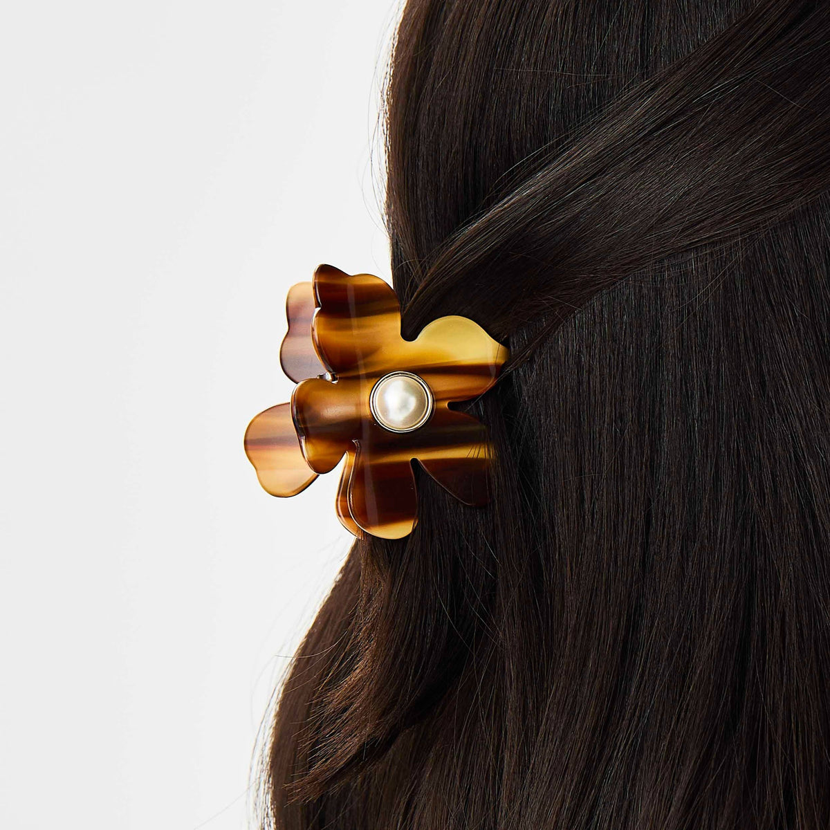 TIGERS EYE LILY CLAW CLIP: ONE SIZE