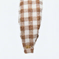 Load image into Gallery viewer, WALNUT KNOTTED GINGHAM HEADBAND
