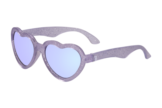 Limited Edition Lavender Shimmer Hearts with  Mirrored Lens: Ages 0-2