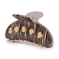 Load image into Gallery viewer, OATMEAL HICKORY DUO KNOTTED LARGE CLAW CLIP
