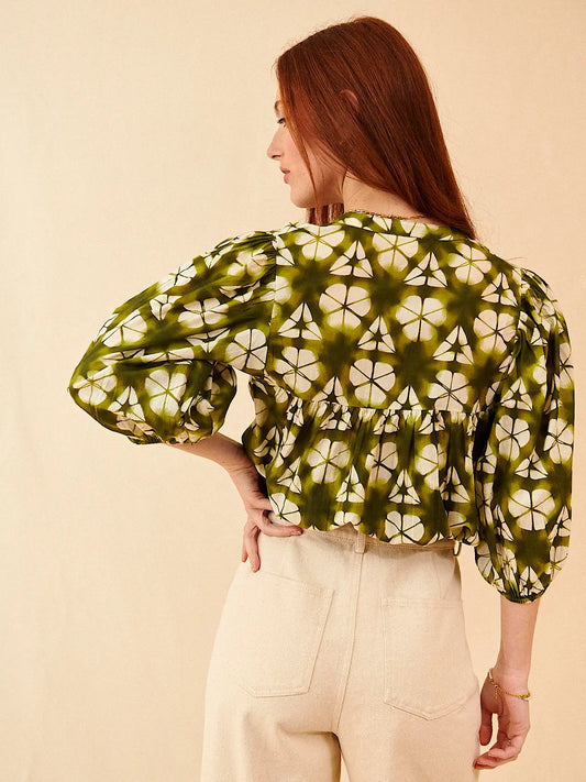 Seine Printed Blouse