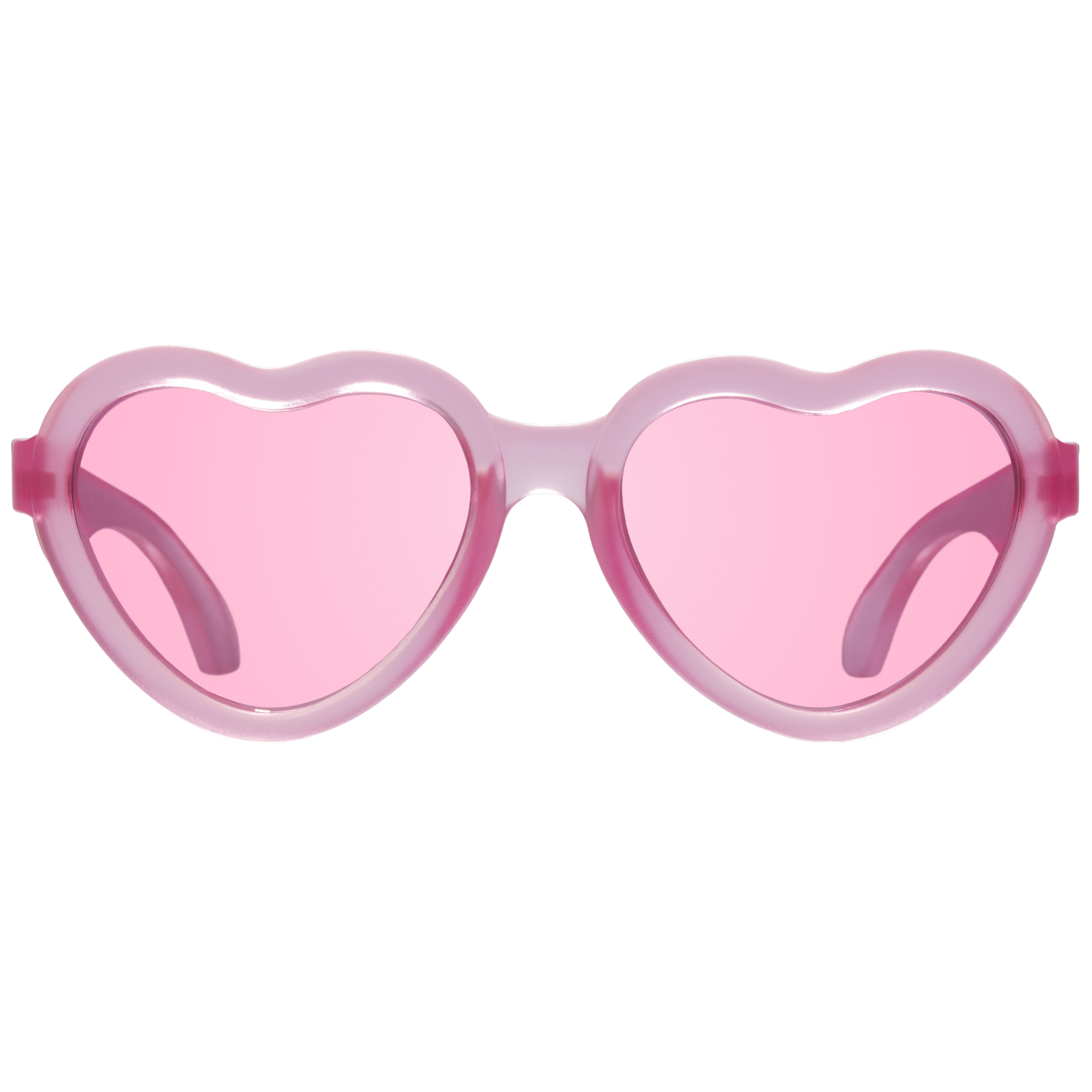 Fuchsia Haze Heart with Pink Mirrored Lenses: Ages 0-2