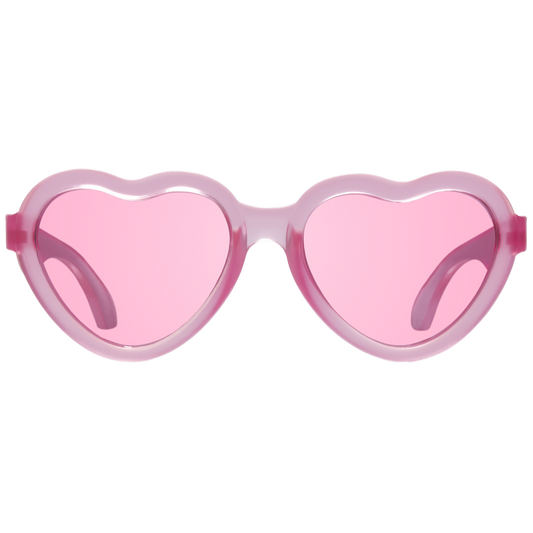 Fuchsia Haze Heart with Pink Mirrored Lenses: Ages 0-2