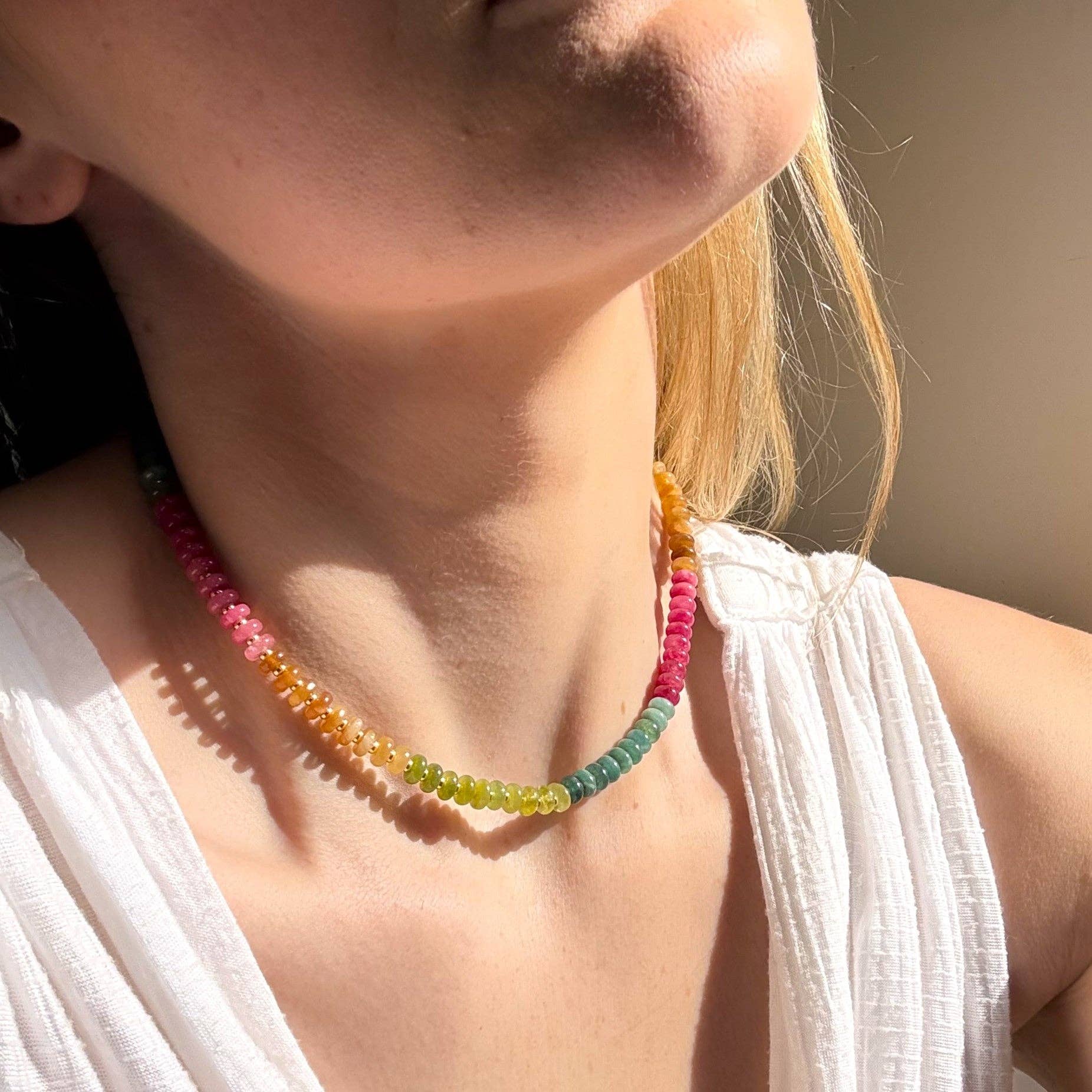 Desert Hues Beaded Necklace