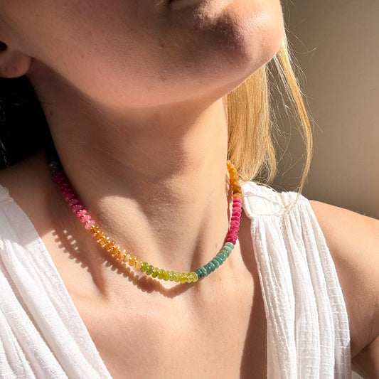 Desert Hues Beaded Necklace