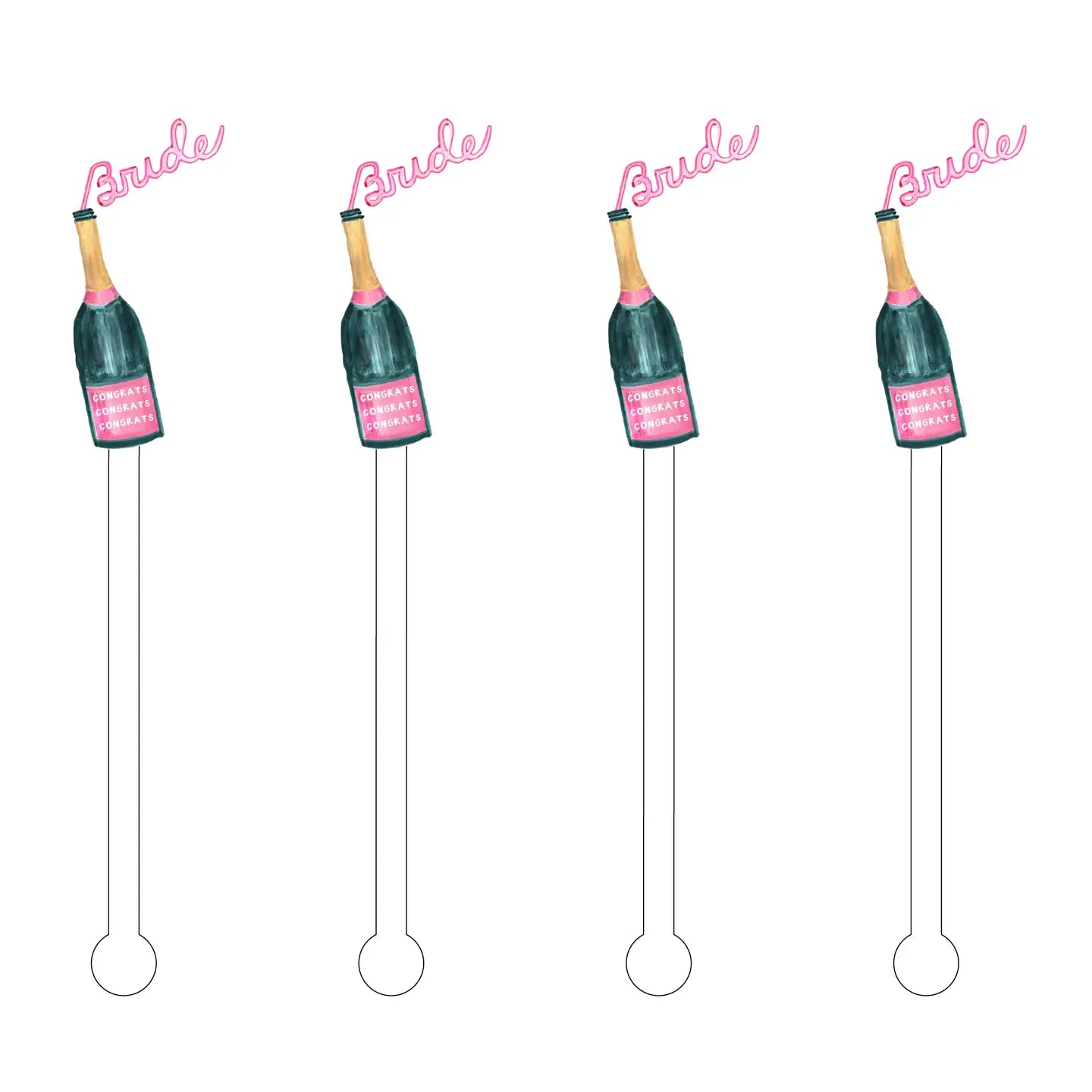 Bride Stir Sticks