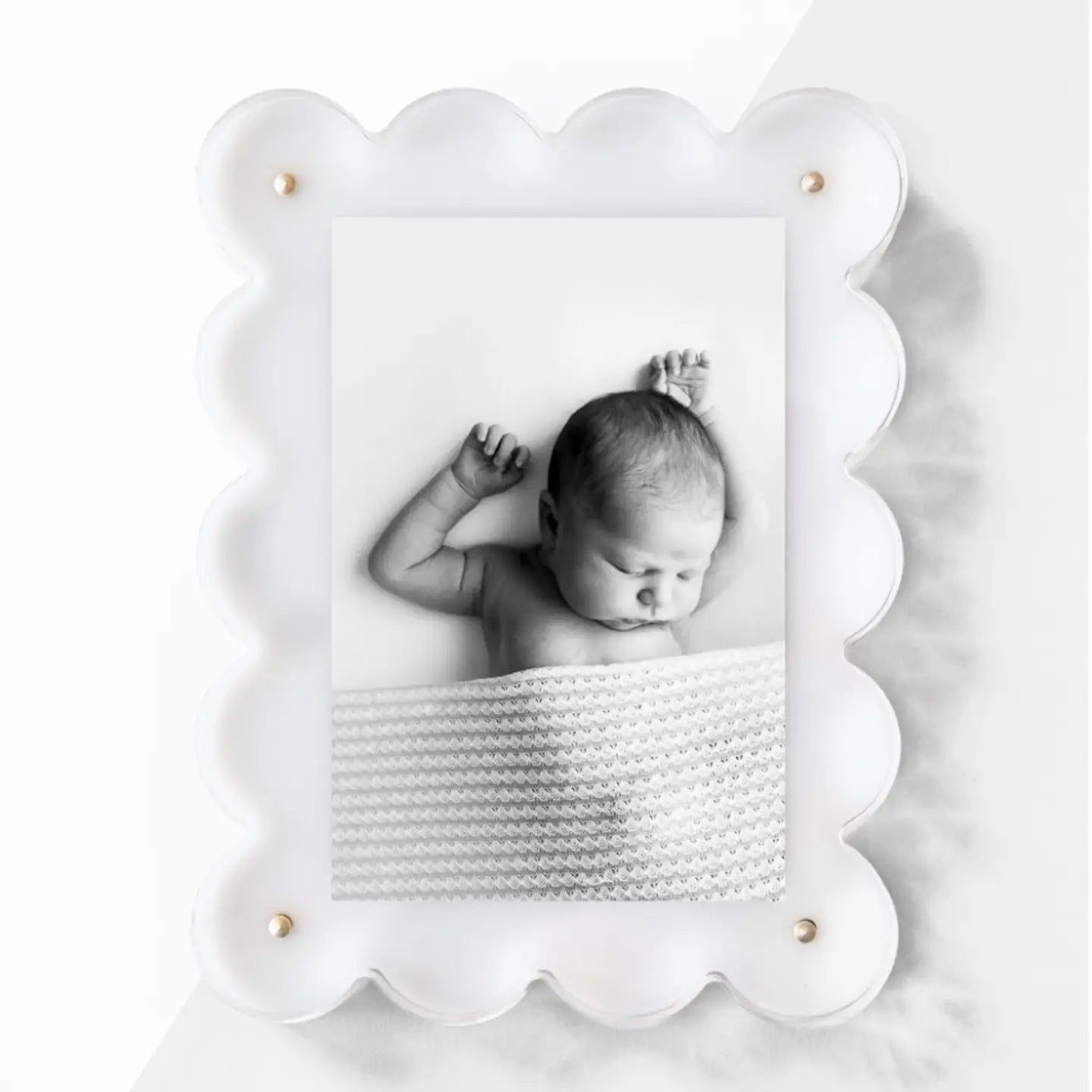 White Acrylic Frame