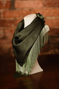 Load image into Gallery viewer, Solid Fringe Scarf: Olive Green
