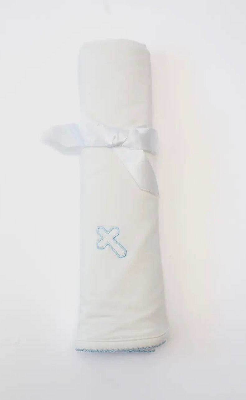 Pip Blanket- Blue Cross