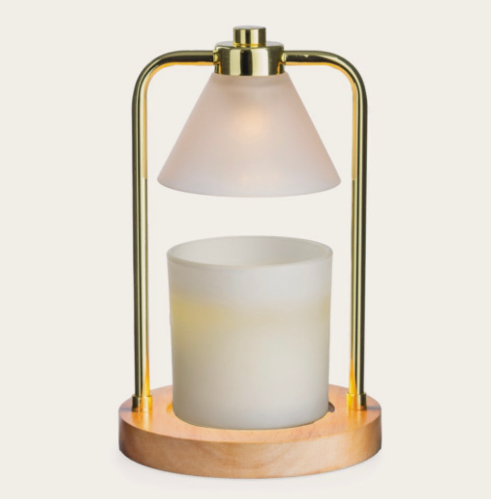 Golden Globe Lantern + 12 oz.  Wickless Candle
