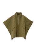 Load image into Gallery viewer, Quilted Poncho | Olive
