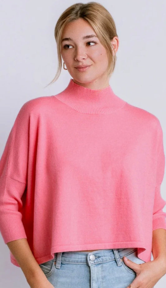 Aja “Ortho Solid” Sweater | Italian Rose