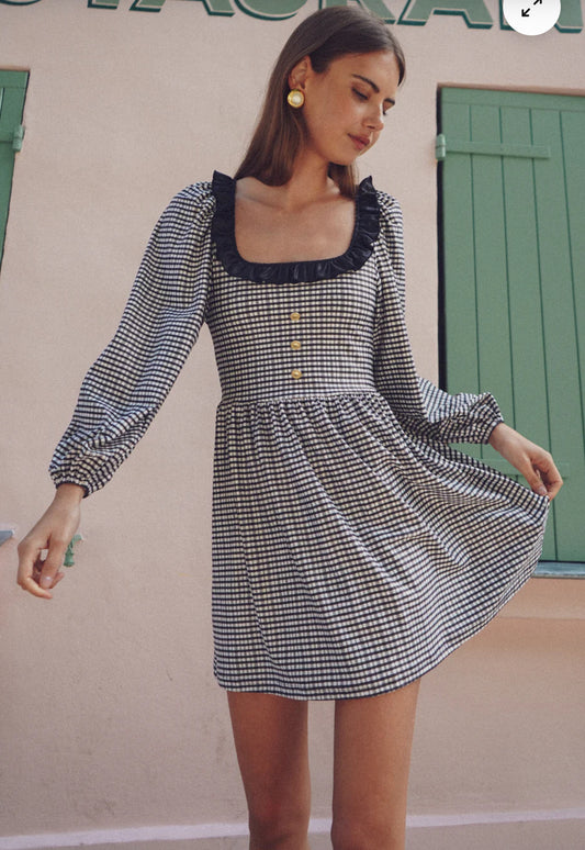 Beatrice Dress | French Gingham