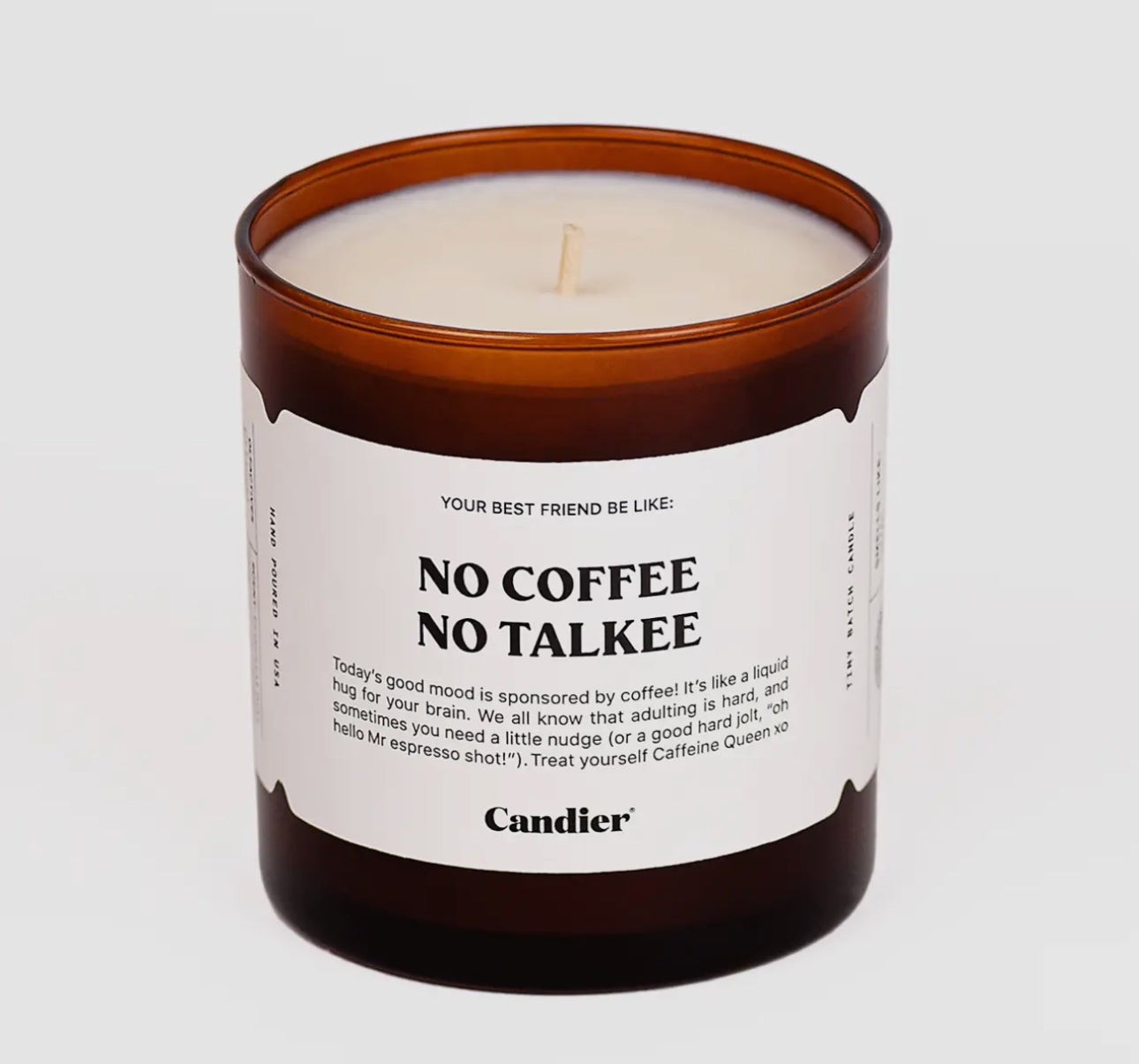 No Coffee Candle