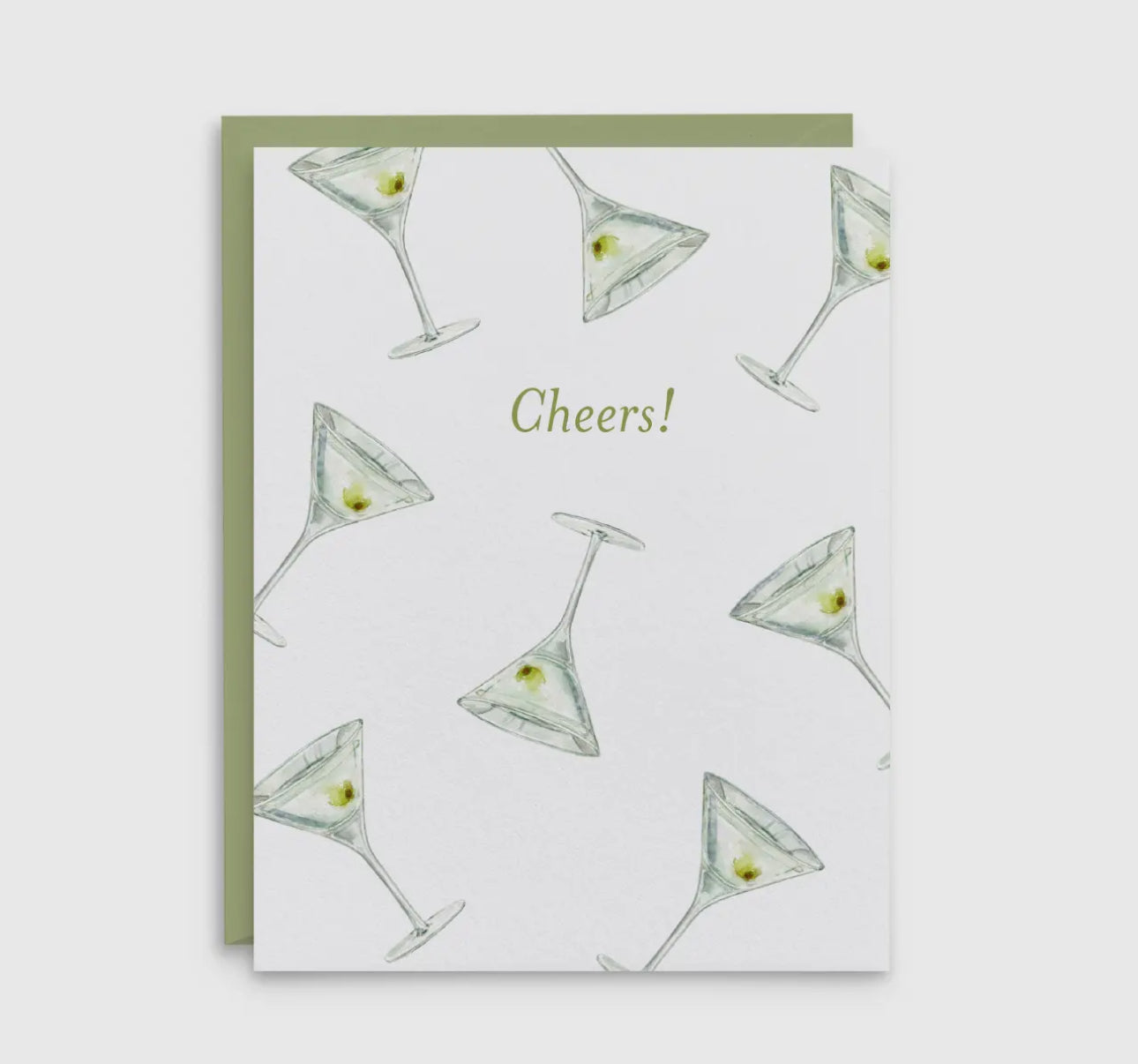 Cheers Martini Greeting Card